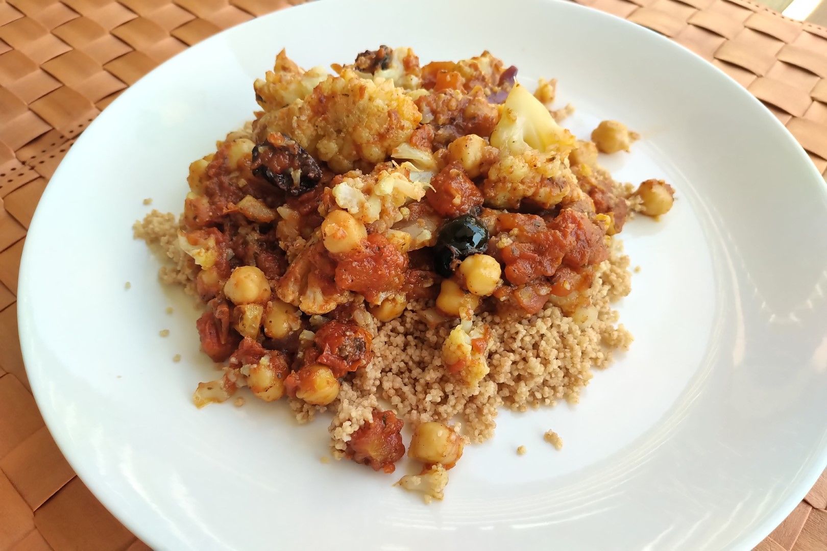 Spelt and cauliflower couscous with Ras el Hanout